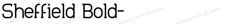 Sheffield Bold字体转换